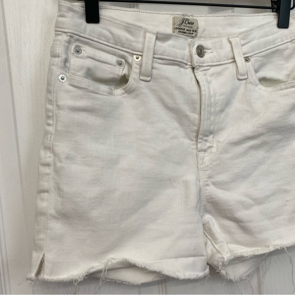 J. Crew Lookout Skinny High Rise White Shorts Waist 29 - Picture 4 of 16